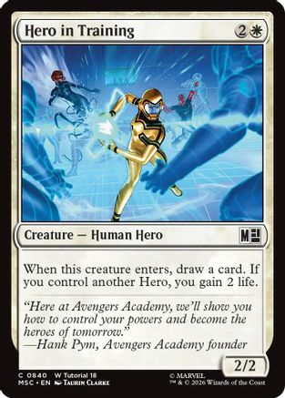 Hero in Training (840) - Commander: Marvel Super Heroes