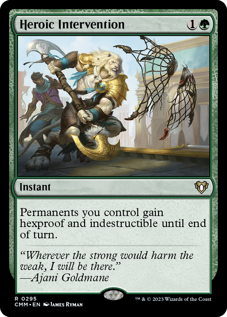 Heroic Intervention (295) - Commander Masters