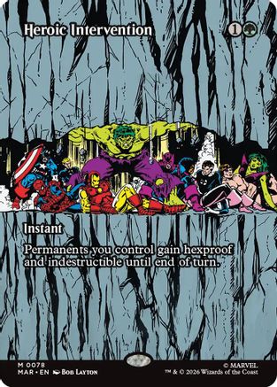 Heroic Intervention (078) Foil - Marvel Universe