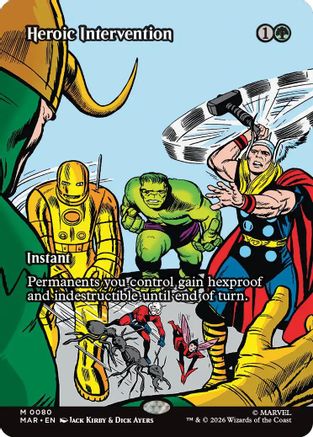Heroic Intervention (080) Foil - Marvel Universe