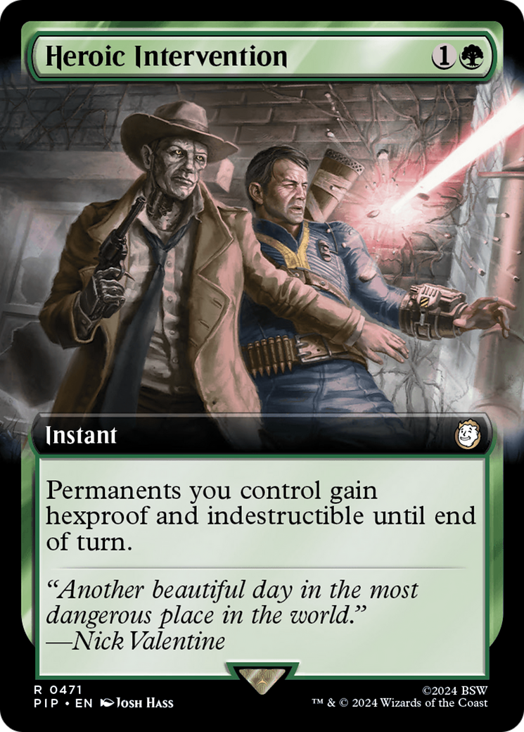 Heroic Intervention (Extended Art) (471) Foil - Fallout