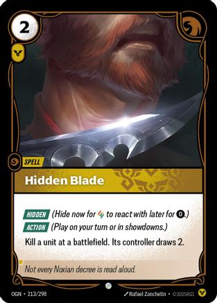 Hidden Blade (213) - Origins