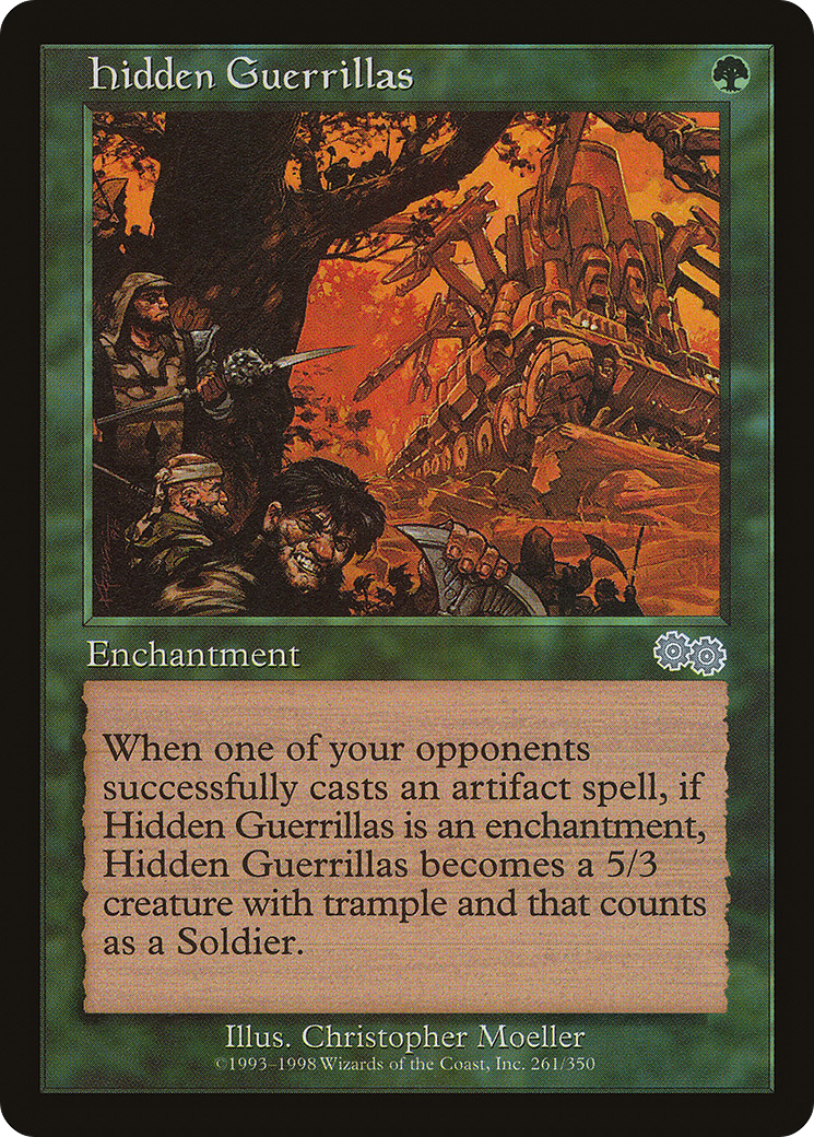 Hidden Guerrillas (261) - Urza's Saga