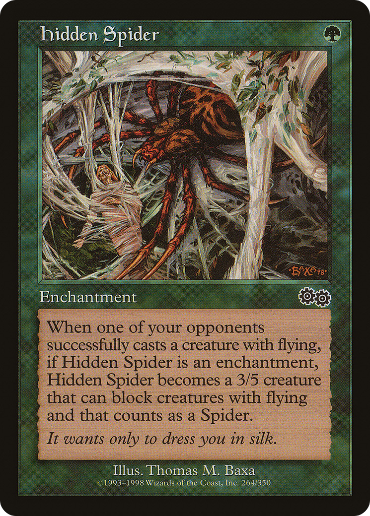 Hidden Spider (264) - Urza's Saga