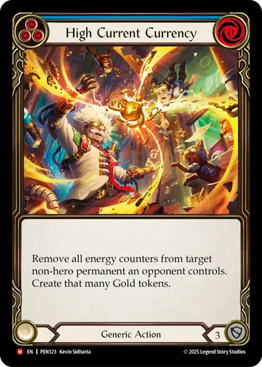 High Current Currency (PEN323) Rainbow Foil - Compendium of Rathe