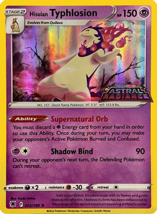 Hisuian Typhlosion (Gamestop Exclusive) (52) Holofoil - Miscellaneous Cards & Products