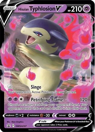 Hisuian Typhlosion V (SWSH237) Holofoil - Black Star Promos