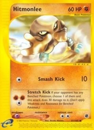 Hitmonlee (81) Reverse Holofoil - Expedition