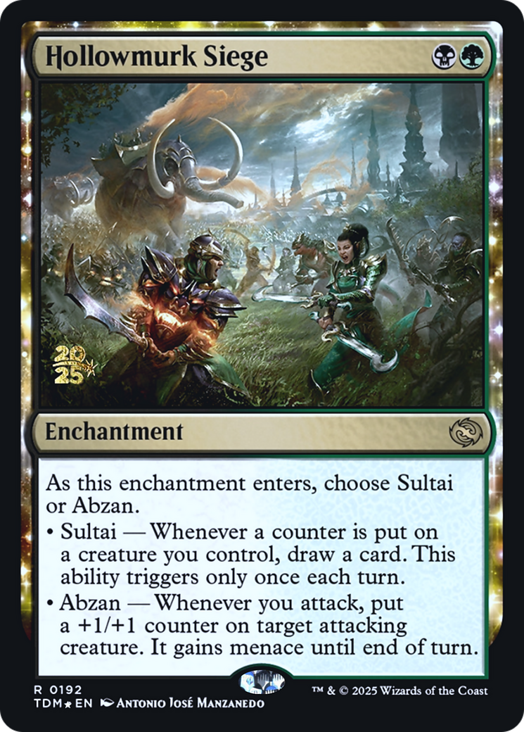 Hollowmurk Siege (Prerelease) (192) Foil - Tarkir: Dragonstorm