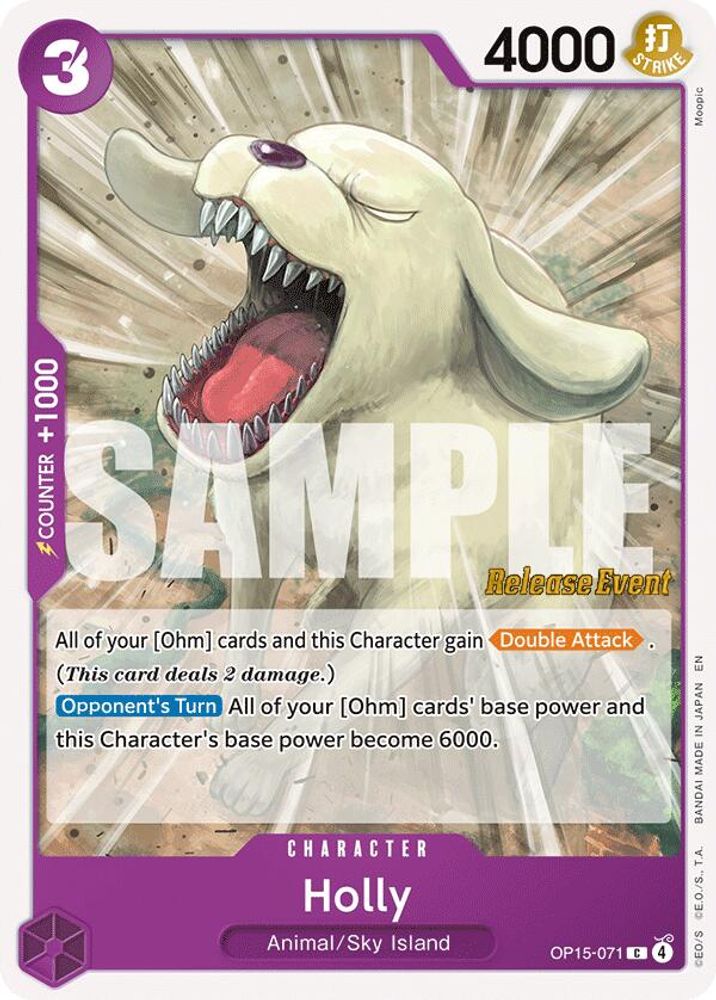 Holly (OP15-071) Release Event Cards