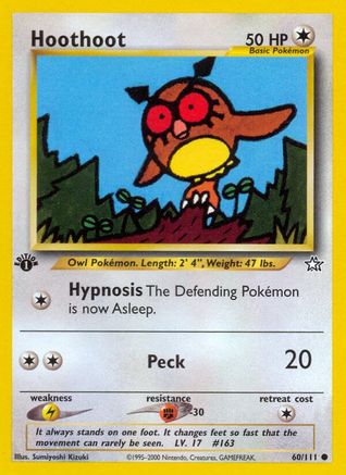 Hoothoot (60) (1st Edition) - Neo Genesis