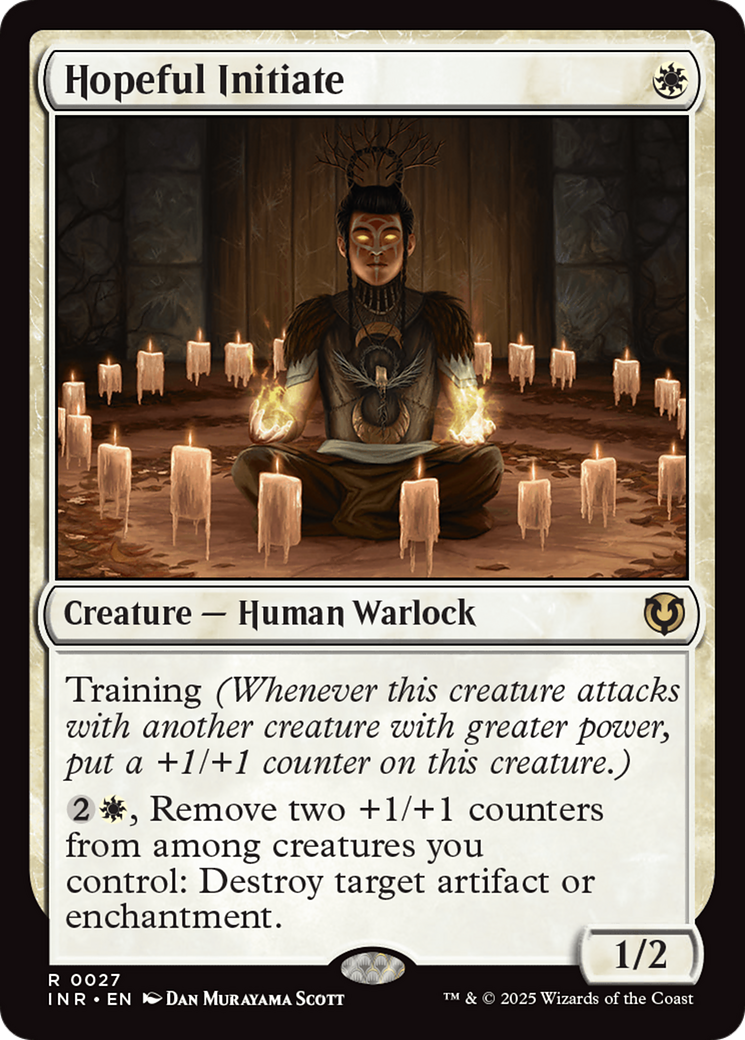 Hopeful Initiate (027) Foil - Innistrad Remastered