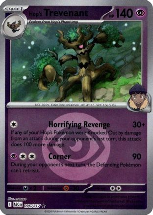 Hop's Trevenant (Energy Symbol Pattern) (96) Reverse Holofoil - Ascended Heroes