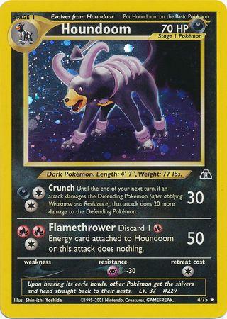 Houndoom (4) (Unlimited) Holofoil - Neo Discovery