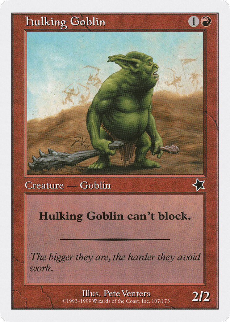 Hulking Goblin (107) - Starter 1999