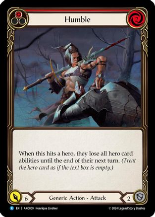 Humble (Red) (AKO009) - Armory Deck: Kayo