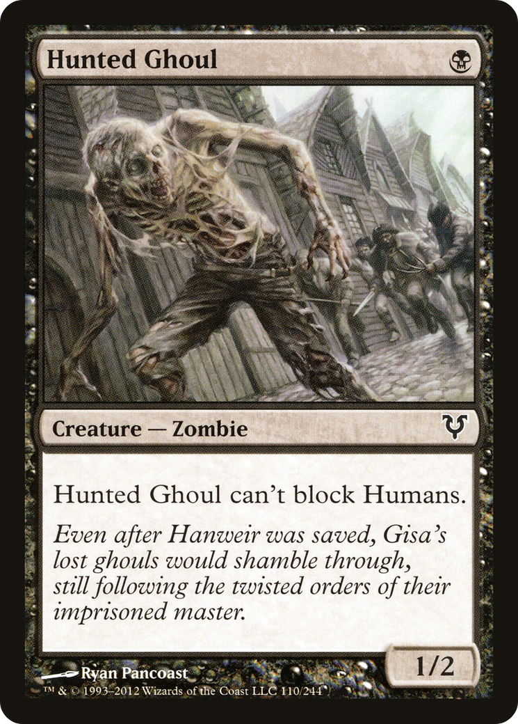 Hunted Ghoul (110) Foil - Avacyn Restored
