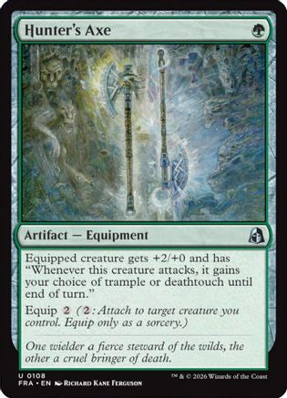 Hunter's Axe (108) Foil - Reality Fracture