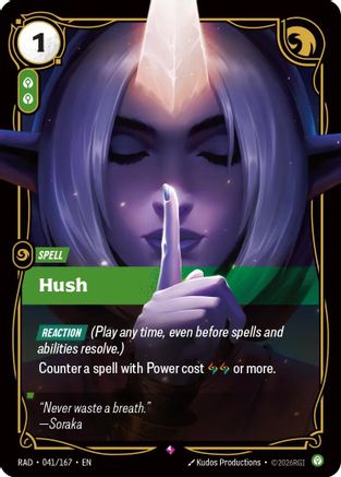 Hush (041) Foil - Radiance
