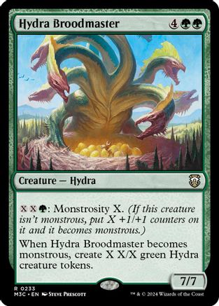 Hydra Broodmaster (233) Ripple Foil - Commander: Modern Horizons 3