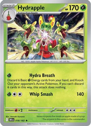 Hydrapple (18) Holofoil - Destined Rivals