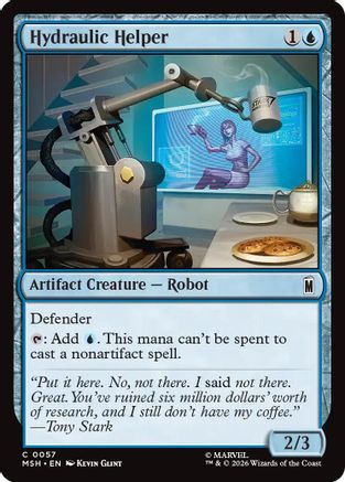 Hydraulic Helper (057) Foil - Marvel Super Heroes
