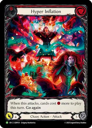 Hyper Inflation (Extended Art) (GEM131) Rainbow Foil - GEM Pack