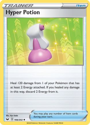 Hyper Potion (166) Reverse Holofoil - Sword & Shield