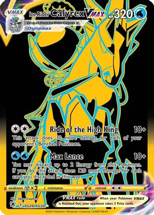 Ice Rider Calyrex VMAX (Gold) (TG29) Holofoil - Astral Radiance