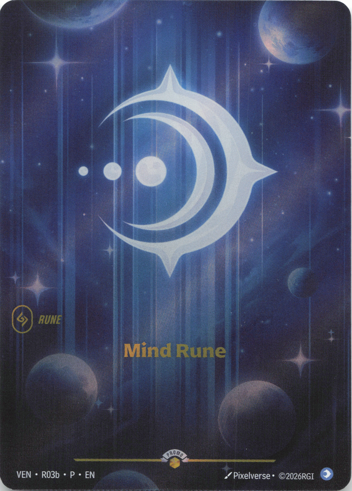 Mind Rune (VEN) (R03b) Foil - Riftbound Promotional Cards