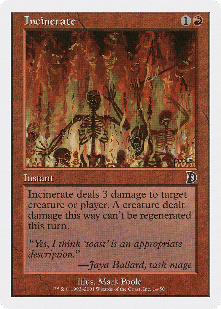 Incinerate (014) - Deckmasters
