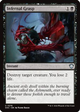 Infernal Grasp (216) - Commander: Secrets of Strixhaven
