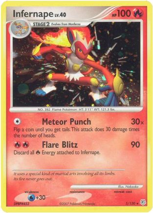 Infernape (5) Reverse Holofoil - Diamond & Pearl