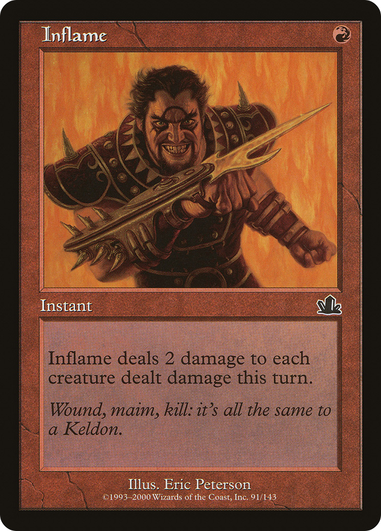 Inflame (091) Foil - Prophecy