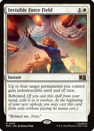 Invisible Force Field (019) - Commander: Marvel Super Heroes