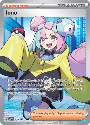 Iono (Full Art) (124) Holofoil - Black Star Promos