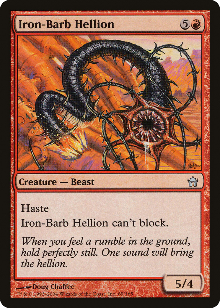 Iron-Barb Hellion (069) Foil - Fifth Dawn