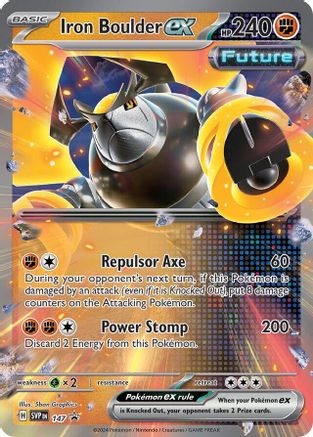 Iron Boulder ex (147) Holofoil - Black Star Promos