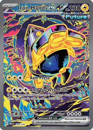 Iron Hands ex (Alternate Full Art) (154) Holofoil - Prismatic Evolutions