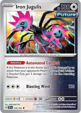 Iron Jugulis (139) Reverse Holofoil - Temporal Forces