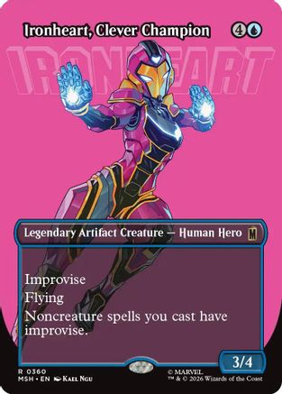 Ironheart, Clever Champion (Borderless Logo) (360) Foil - Marvel Super Heroes