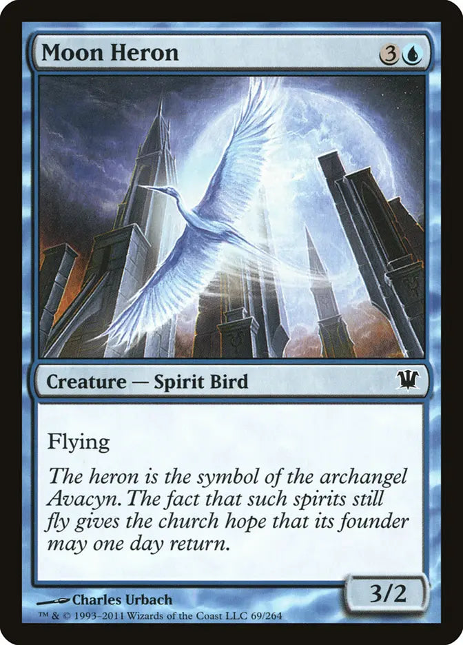 Moon Heron (069) Foil - Innistrad