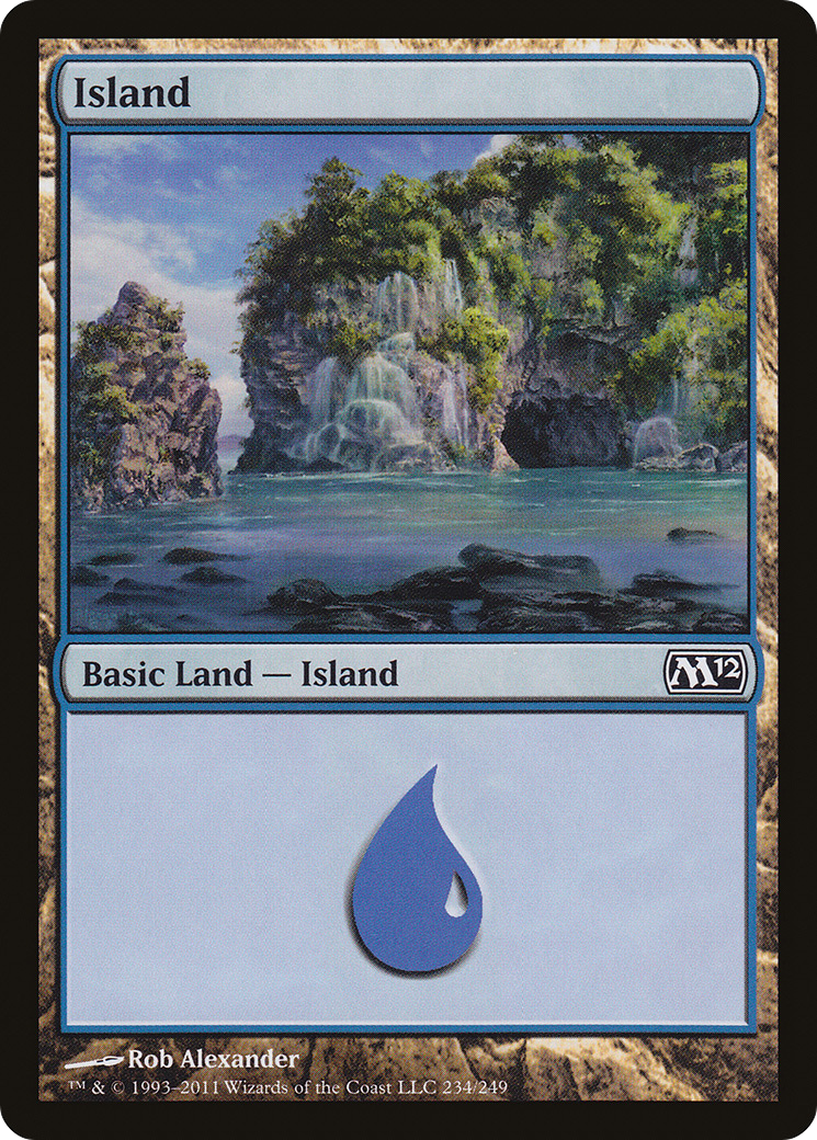 Island (234) Foil - Magic 2012