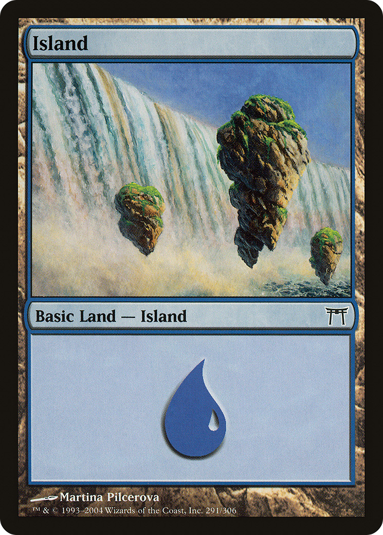 Island (291) Foil - Champions of Kamigawa
