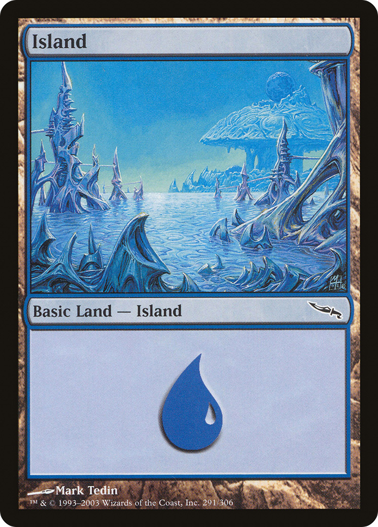 Island (291) Foil - Mirrodin