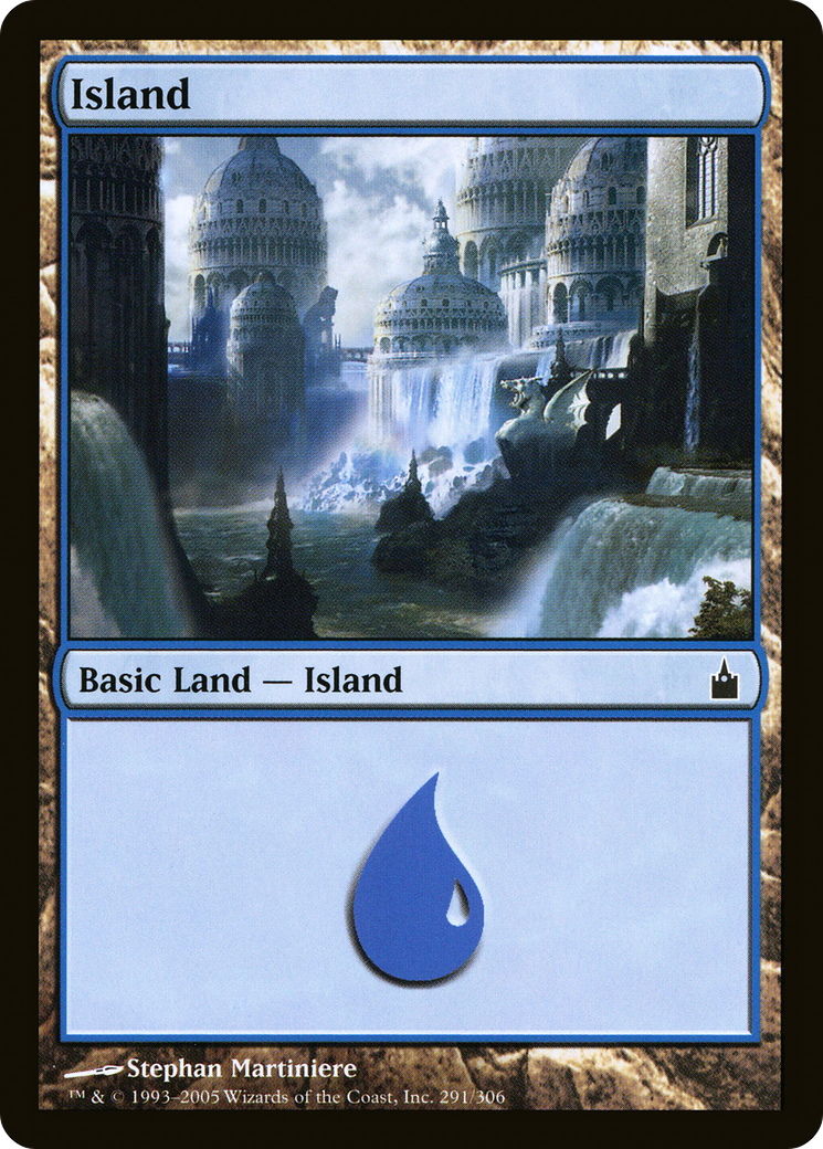 Island (291) Foil - Ravnica: City of Guilds