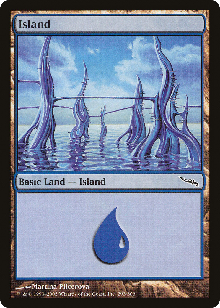 Island (293) Foil - Mirrodin