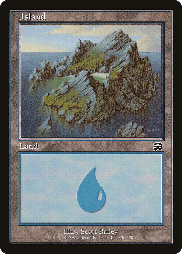 Island (336) Foil - Mercadian Masques