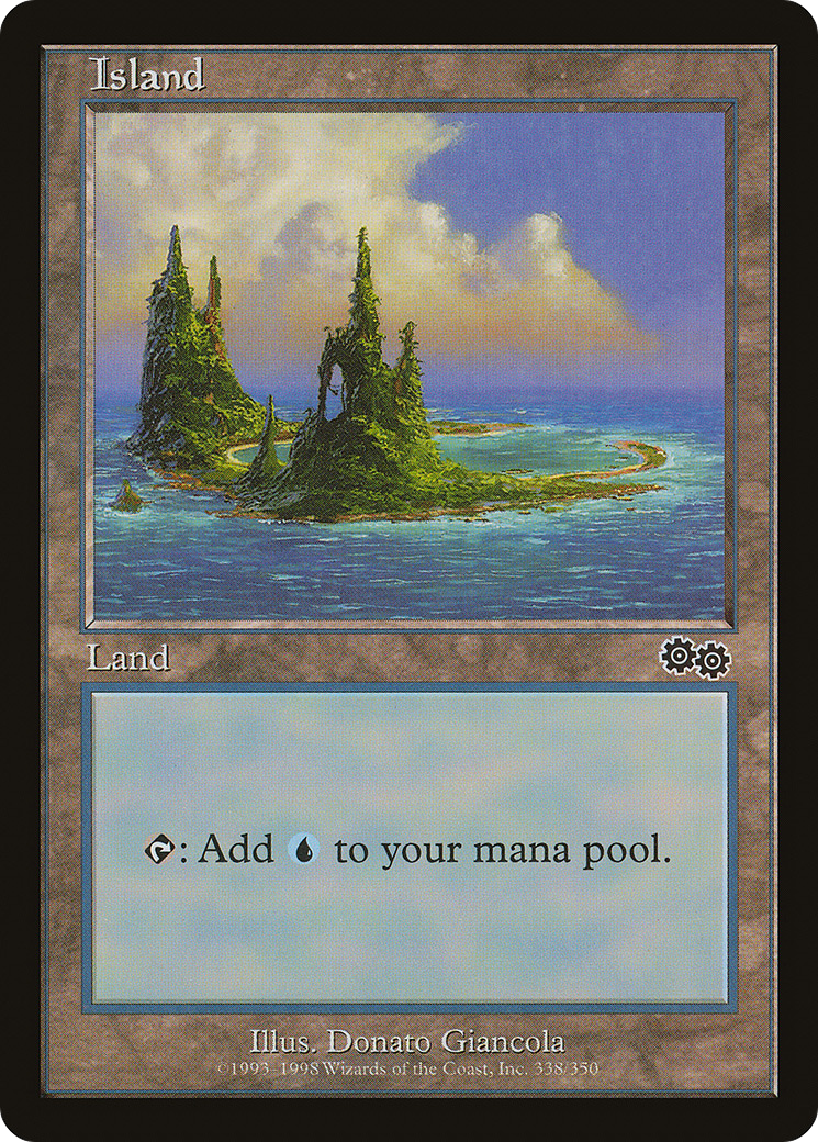 Island (338) - Urza's Saga