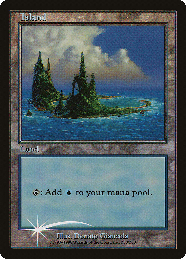 Island (Misprint) (USG-338) Foil - Arena League 1999